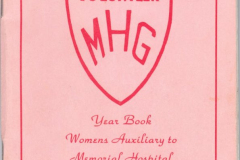 Memorial Hospital Auxiliary Yearbook 1989-1990