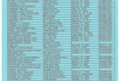 GHS Class of 1946/47 Reunion Rosters