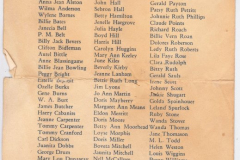 Garland High School 1946 Graduation Commencement Program