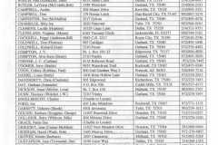 GHS Class of 1946/47 Reunion Rosters