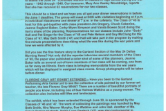 High Hoots Revisited Class of 1946 and 1947