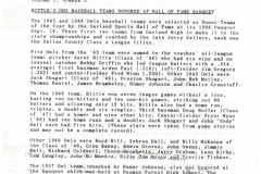 High Hoots Revisited Class of 1946 and 1947