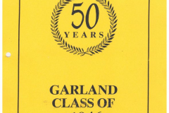 GHS Class of 1946 and 1947 50 Years Reunion Documents