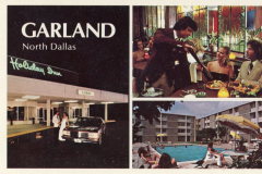 Holiday Inn Garland North Dallas postcard from the 1970s
