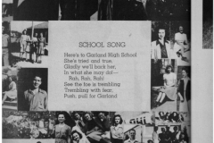 Garland High School GHS 1945 Owl's Nest Yearbook.