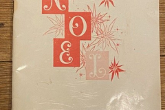 Booklet of Christmas Carols from First National Bank of Garland dated 1971.