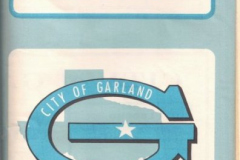 Street Map of Garland 1964