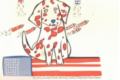 1997 Star Spangled Fourth paper fan