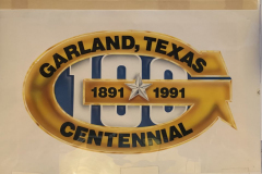 City of Garland Centennial Celebration Logo Print