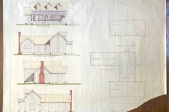 Lyles House 1970s Floor Plan and Elevations