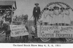 Garland Stock Show May 4, 5, 6 1911 Curfman and Buchanan, Cotton Exporters