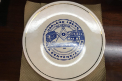 Garland Mason Lodge #441 1975 Centennial Commemorative Plate