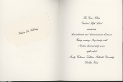 1967 Holloway Graduation Invitation and Reciept