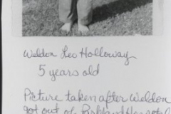 Weldon Holloway Polio Documentation