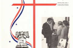 1976 Directory, First Presbyterian Church