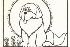 Garland Power and Light Super Saver Coloring Book 1970's starring Sockett the dog