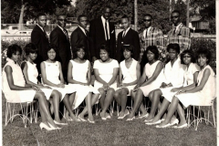 A group of African-American young ladies and gentlemen, late 1960's-early 1970's