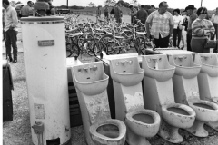 Sink Toilet combinations at a city or police auction 1969