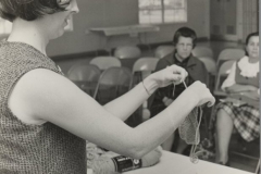 Knitting Demonstration.