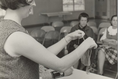 Knitting Demonstration.