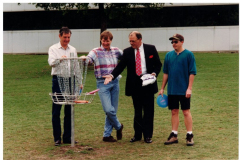 Frisbee Golf Ribbon Cutting Audubon Park May 6, 1995