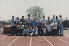 Special Olympics State Competition Track Team Austin, Texas May 22, 1996