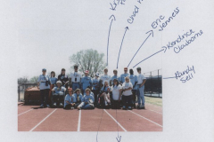 Special Olympics State Competition Track Team Austin, Texas May 22, 1996