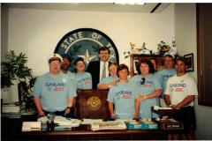 Special Olympics Team 1996 with Joe Driver, State Representative from Garland