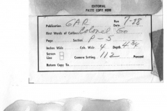 Garland Colonel majorettes practicing July 1971