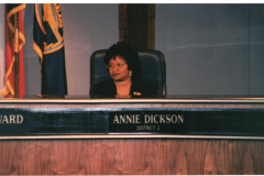 Annie Dickson, Garland's first black female councilman