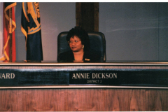 Annie Dickson, Garland's first black female councilman