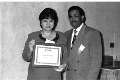 Elina Hernandez, GP&L and Mayor Ronald E. Jones