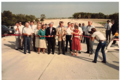 Ribbon cutting, possibly 190 - President George W Bush Turnpike
