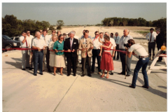 Ribbon cutting, possibly 190 - President George W Bush Turnpike