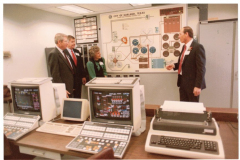 First control room at the Rowlett Creek Waste Water Treatment Plant