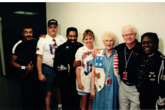 Star Spangled Fourth 1999 - Mayor Jim Spence and Betty Spence with the Commodores