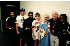 Star Spangled Fourth 1999 - Mayor Jim Spence and Betty Spence with the Commodores
