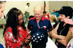 Star Spangled Fourth 1999 - Mary Wilson of the Supremes, Jackie Feagin (City Council) and Mrs. Johm Montgomery