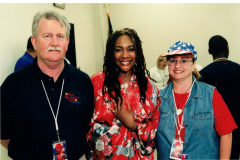 Star Spangled Fourth 1999 - Jim Dunn (City Council), Mary Wilson of the Supremes and Terri Dunn