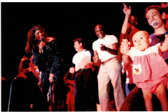 Star Spangled Fourth 1999 - Baby, Mary Wilson and singers onstage