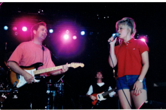 Star Spangled Fourth 1995 - Singer and guitar player onstage