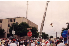 Star Spangled Fourth 1998 Bungee ride and other amusement rides by Fifth Street