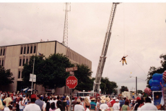 Star Spangled Fourth 1998 Bungee ride and other amusement rides by Fifth Street