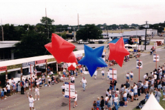 Star Spangled Fourth 1997 - Parade with giant star shaped balloons