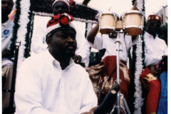 Star Spangled Fourth 1997 - Drums being played by a member of an African style music group