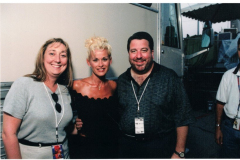 Star Spangled Fourth 1999 - L to R: ?, Lorrie Morgan, Jerry Reynolds of Prestige Ford