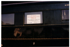 Star Spangled Fourth 1996 - Dining Car "Goliad" sign