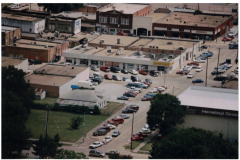 Star Spangled Fourth 1998 - Downtown looking south at Seventh Street from above Austin Street.