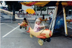 Star Spangled Fourth 1998 - Children riding on airplane ride.