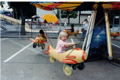 Star Spangled Fourth 1998 - Children riding on airplane ride.